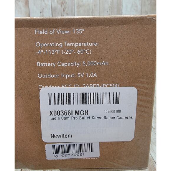 Nooie Pro Cam 2k Security Cameras Wireless With 5ghz WiFi - Picture 9 of 9